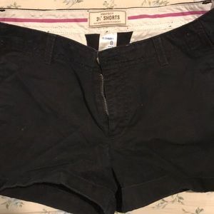 Black old navy shorts